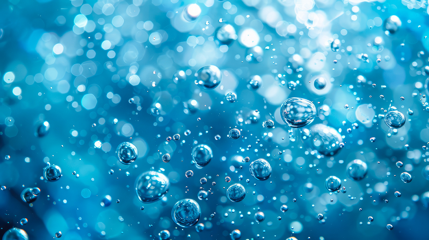Hydrogen water bubbles